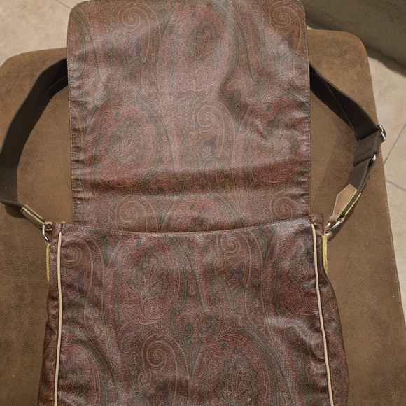 Etro Multicolor Paisley Men's Messenger Bag - Picture 3 of 11